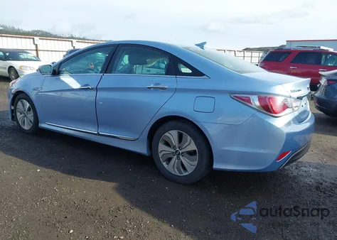 2013 Hyundai Sonata Hybrid Limited z USA, uszkodzony, nr VIN KMHEC4A47DA096890
